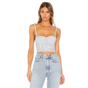 SUPERDOWN Janella Bustier Crop Top Size S